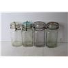 Image 5 : (9) Glass Mason Jars