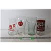 Image 1 : (4) Glasses - Coca Cola and  7UP