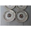 Image 2 : (4) Pieces of Georgian Tudor Rose --  Saucers and Bread Plates