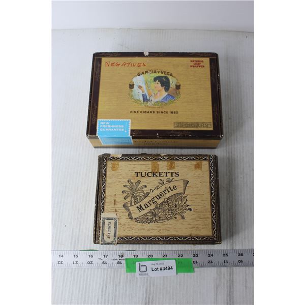 (2) Cigar Boxes