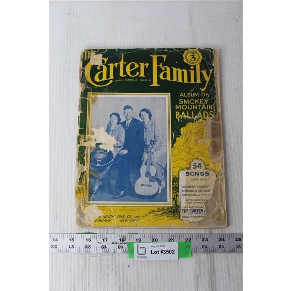 Vintage Carter Family Song Book