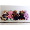 Image 1 : (5) Plush Collectibles (Doodle Bear, Bubba, Ty)