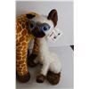 Image 2 : (6) Ty Beanie Kids Collectibles, 22" Tall Plush Giraffe (Animal Alley), Plush Cat Ching (Carlton Car