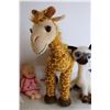 Image 3 : (6) Ty Beanie Kids Collectibles, 22" Tall Plush Giraffe (Animal Alley), Plush Cat Ching (Carlton Car