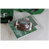 Image 6 : Misc. Saskatchewan Roughrider Gear (Lucha Mask, Toque, Poncho, Sealed Flag in a Football)