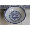 Image 4 : (4) Blue and White Asian Inspired Soup Bowls