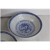 Image 5 : (4) Blue and White Asian Inspired Soup Bowls