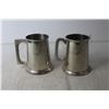 Image 5 : (2) Metal Military Mugs