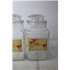 Image 2 : (2) Glass Storage Jars