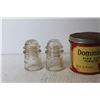 Image 4 : Dominion Tobacco Tin, Glass Bottle and Glass Insulators