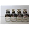 Image 3 : Antique Hand Painted Glass Toilette Jars with Original Stoppers