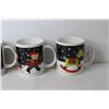 Image 2 : (4) Vintage Christmas Mugs