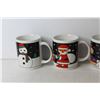 Image 3 : (4) Vintage Christmas Mugs
