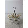 Image 4 : Vintage Shot Glasses and Stand