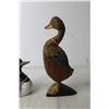 Image 2 : Duck Piggy Bank and Wooden Duck Figurine