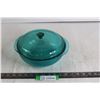 Image 1 : Pyrex Modern Teal 2 Quart Casserole Dish with Lid