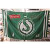 Image 1 : Saskatchewan Roughriders and Pilsner Flag