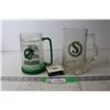 Image 1 : (2) Saskatchewan Roughriders Steins