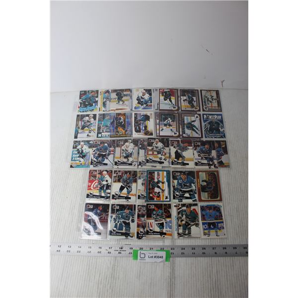 Assorted NHL Trading Cards - San Jose Sharks