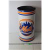 Image 1 : Metal New York Mets Garbage Can