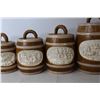 Image 3 : (4) Ceramic Barrel Storage Jars