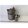 Vintage Gas Can & Oil Can