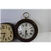 Image 3 : (3) Vintage Wall Clocks (need batteries)