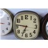 Image 5 : (3) Vintage Wall Clocks (need batteries)