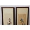 Image 2 : (2) Oriental-Inspired Framed Art (35" x 11 1/4")