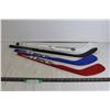 Image 1 : (4) Mini Hockey Sticks (Toronto Maple Leafs, Reebok, Max Hockey Road Warrior)