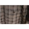Image 3 : *Haggar Black Plaid Shirt (Luxury Microfiber, Size Large)