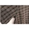 Image 4 : *Haggar Black Plaid Shirt (Luxury Microfiber, Size Large)