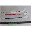 (3) Mini Hockey Sticks (Team Canada, Toronto Maple Leafs, Prince Albert Raiders