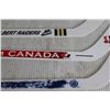 Image 3 : (3) Mini Hockey Sticks (Team Canada, Toronto Maple Leafs, Prince Albert Raiders