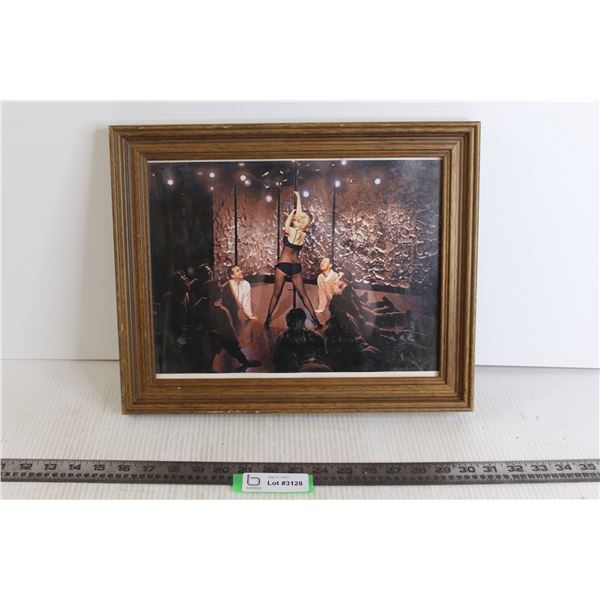 Marilyn Monroe Pole Dancing Framed Photo (15 1/2" x 12 3/4")