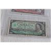 Image 3 : (2) Canadian Dollar Bills, Canada One Dollar Bill