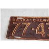 Image 2 : Saskatchewan License Plate (1945)