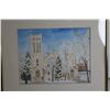 Image 2 : 3rd Avenue United Church Saskatoon Watercolour Painting (Sheryn Johnson) - 14 1/2" x 11 1/2"