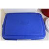 Image 2 : Coleman Blue Cooler, Red Cylindrical Cooler
