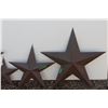 Image 3 : **(4)Wall Hanging Stars (2) 3ft, 2ft, 16 inch