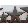 Image 4 : **(4)Wall Hanging Stars (2) 3ft, 2ft, 16 inch