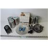 Image 1 : Yoga VHS Tapes - Tea Tins - Shower Hose - Glass Plates - Can opener - Letter Holder