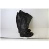 Image 1 : Ladies Leather Boots (size 8)