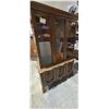 Image 2 : TWO PIECE CHINA CABINET COMES WITH SHELVES 49" X 16 X 74"