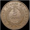 Image 2 : 1867 Two Cent Piece CLOSELY UNCIRCULATED