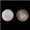 Image 1 : (2) US Silver Dollars (1900-O, 1922-D) NICELY CIRC
