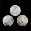 Image 2 : (3) US Silver Dollars ((2) 1922, 1971) UNCIRCULATE