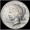 Image 1 : 1921 Silver Peace Dollar LIGHTLY CIRCULATED