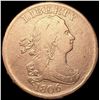 Image 1 : 1806 Draped Bust Half Cent NICELY CIRCULATED