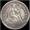 Image 1 : 1853 Arws Seated Liberty Half Dime ABOUT UNCIRCULA